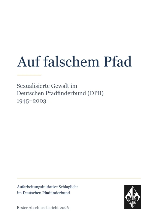 Titelblatt des Berichts „Auf falschem Pfad“